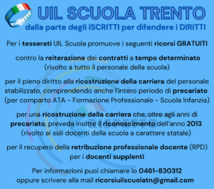 Scopri di più sull'articolo ricorsi UIL Scuola: partecipa alle azioni legali intraprese a tutela del personale della scuola