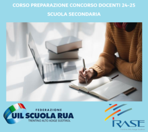 Scopri di più sull'articolo corso IRASE TAAS-UIL SCUOLA per la preparazione al concorso straordinario destinato a docenti della scuola secondaria di primo e secondo grado