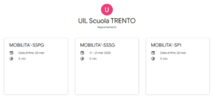 Scopri di più sull'articolo Fissa un appuntamento per la redazione della domanda di Mobilità Docenti 2025-26 (SOLO PER GLI ISCRITTI)